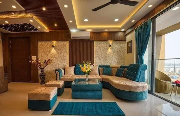 Living room interior design by ClassiDecor in Behala, Kolkata